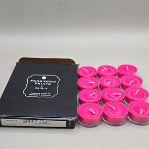 PartyLite Forbidden Fruits Pomegranate Passion Tealights 12-Pack V04228